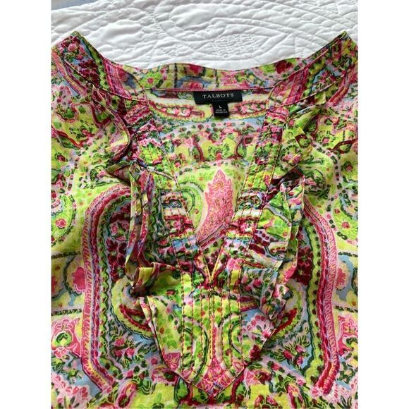 Talbots Cotton Tunic Size Large - Picture 2 of 6